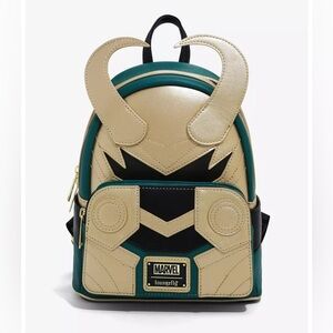 NWT Marvel Loungefly Loki Cosplay Backpack